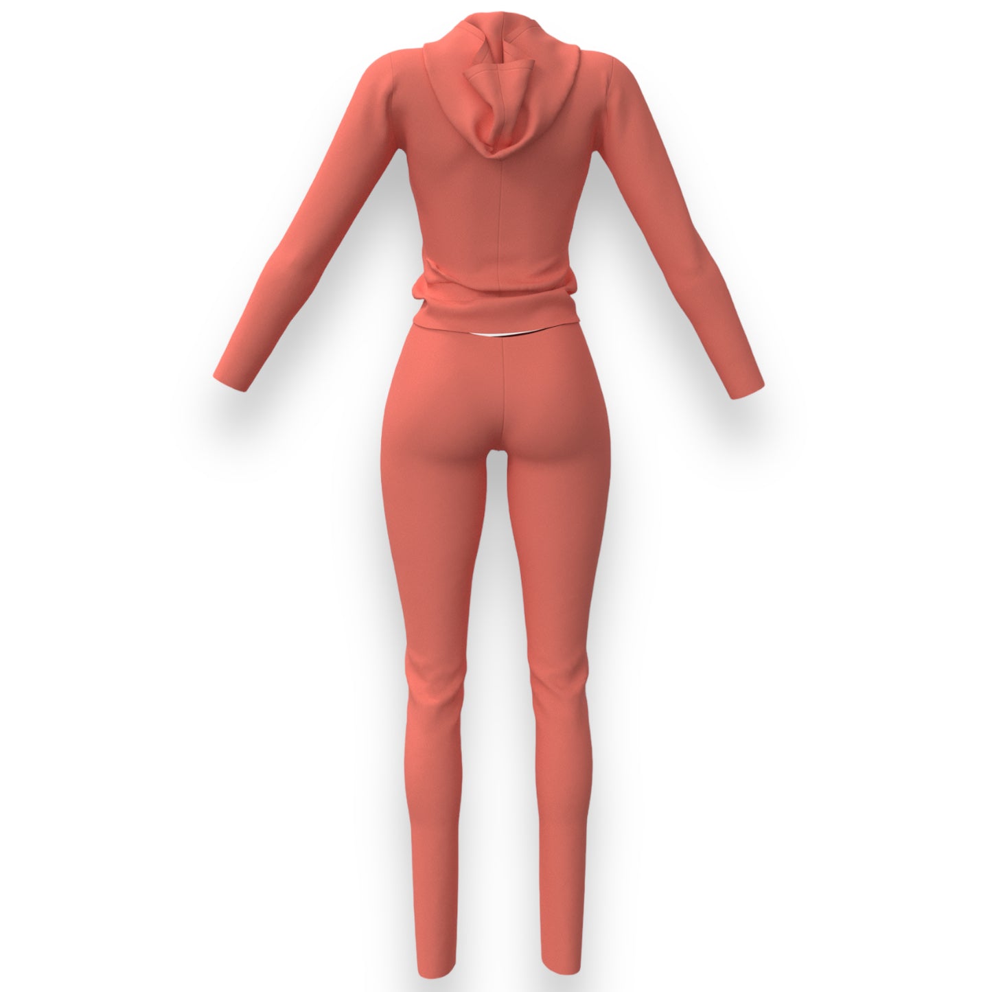 Racer Tracksuit - Coral Peach