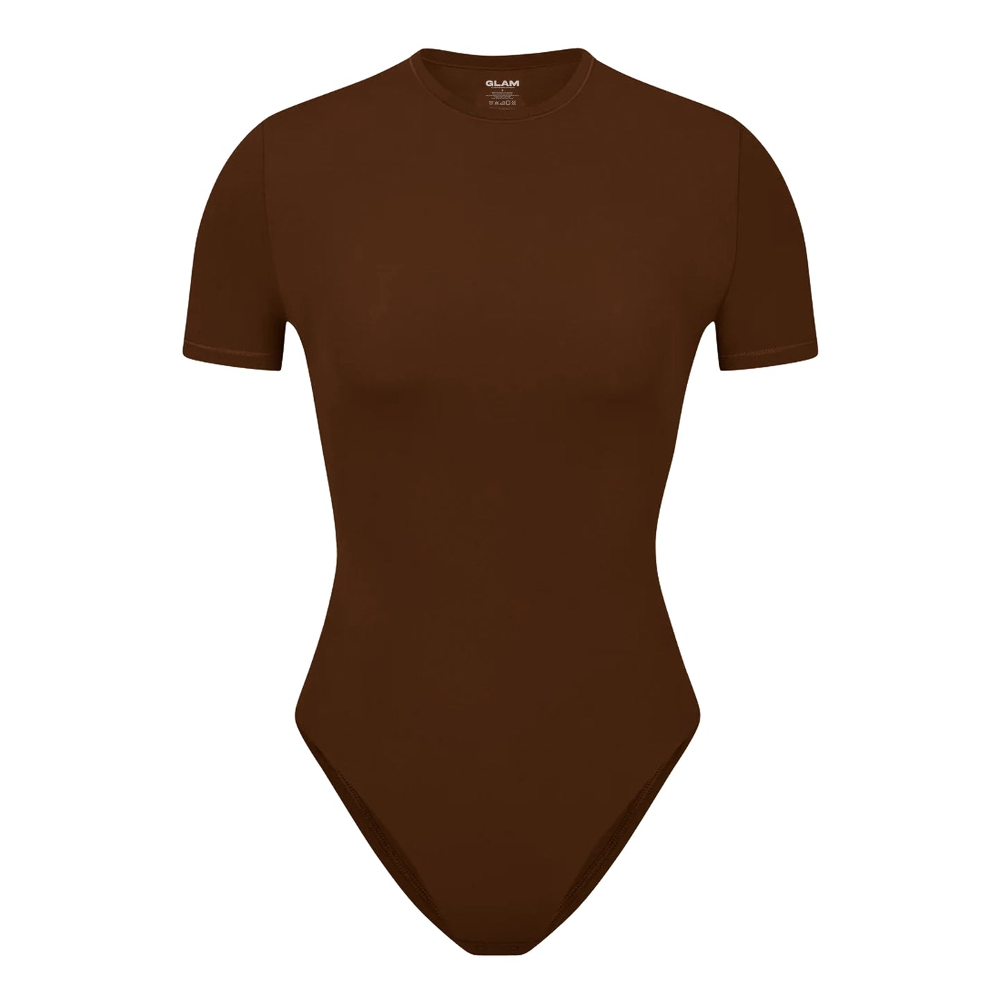 Short Sleeve Bodysuit - Brown